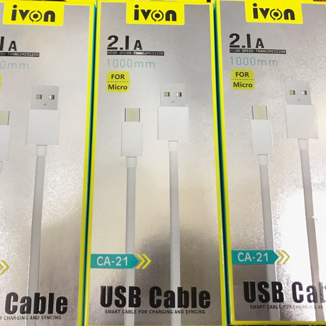 สายชาร์จ USB Cable ยาว 1 เมตร iVON
