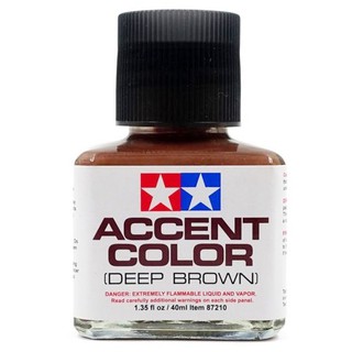 Tamiya Panel Line Accent Color [Deep-Brown] (TA 87210)