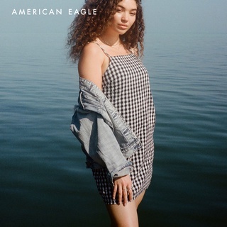 American Eagle Gingham Mini Dress ชุดเดรส ผู้หญิง มินิ (EWDR 039-6100-900)