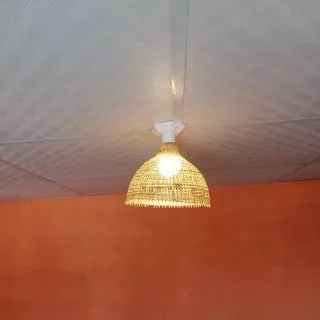 สุ่มสานประกอบโคมไฟ ชุด5 ใบ🔦💡💡ตกแต่งโคมไฟประดับ