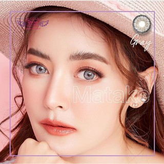 Matake Gray (2) บิ๊กอาย สีเทา ขอบฟุ้ง ตาฝรั่ง โทนฝรั่ง สวยเปรี้ยว ฉ่ำๆ  💜 Dream Color1 Contact Lens Bigeyes คอนแทคเลนส์