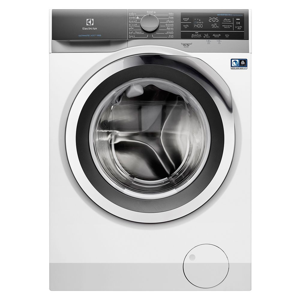 เครื่องซักผ้า เครื่องซักผ้าฝาหน้า ELECTROLUX EWF9023BEWA 9 กก. อินเวอร์เตอร์ เครื่องซักผ้า อบผ้า เครื่องใช้ไฟฟ้า FL WM E
