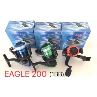 รอกสปินนิ่ง ashino eagle 200 พร้อมสายเอ็น