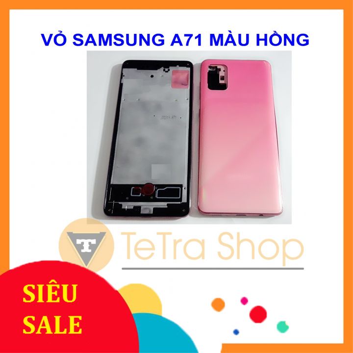 SAMSUNG เคสซัมซุง A71 สีชมพู