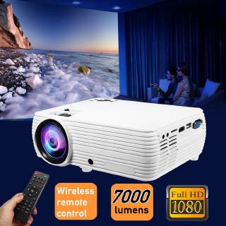 โปรเจคเตอร์โฮมเธียเตอร์ X5 LCD LED HD รองรับ 1080P 7000 Lumens