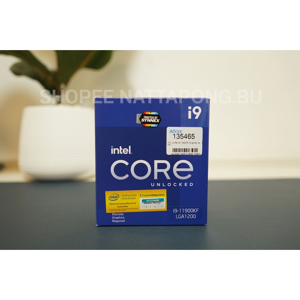 (สินค้ามือ 2) - ซีพียู (CPU ) 1200 INTEL CORE I9-11900KF 3.5 GHz 8C/16T LGA-1200