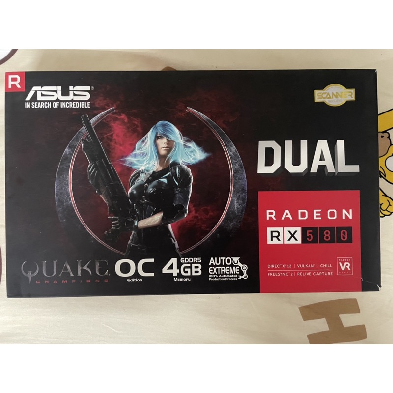 RX580 4 gb Asus Dual มือสอง