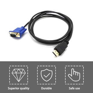 HDMI เป็น VGA/การส่งสัญญาณที่เสถียร/สไตล์คลาสสิก/การป้องกันสัญญาณรบกวนที่ทนทาน/การส่งสัญญาณ HD