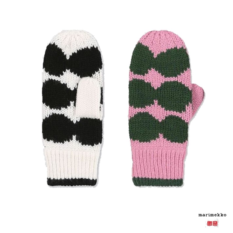 ถุงมือ Uniqlo Marimekko ถุงมือถัก HEATTECH Size เด็ก ของแท้ 100%