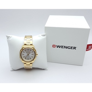 นาฬิกา WENGER WOMENS 01.1121.107 EDGE INDEX 34 MM QUARTZ พร้อมกล่อง (ใหม่)