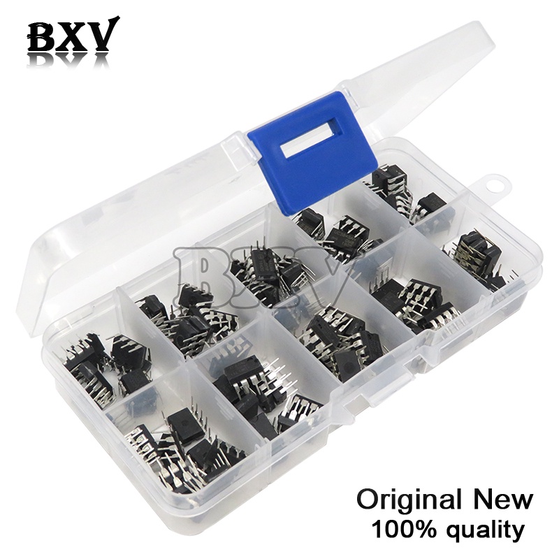 100 ชิ้น/ล็อตทั่วไปใช้ DIP IC ชุด NE555 UC3842 UC3843 UC3845 24C02 24C04 24C08 24C16 24C32 24C64 DIP