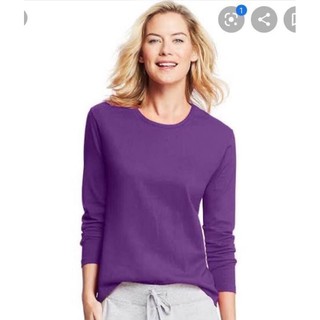Hanes เสื้อยืดแขนยาว มี2สี