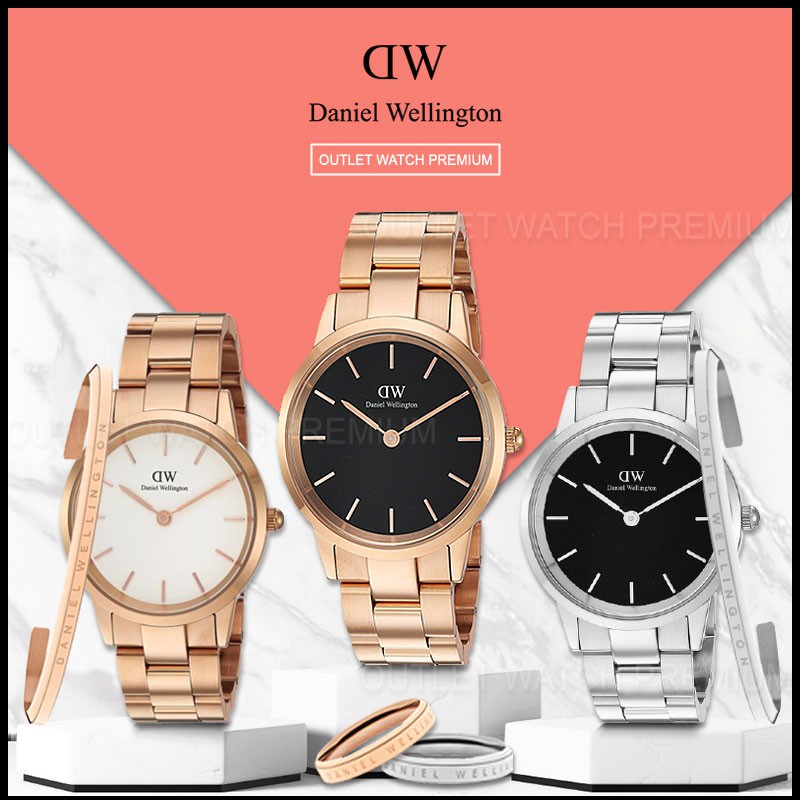 OUTLET WATCH นาฬิกา Daniel Wellington OWD211 นาฬิกาข้อมือผู้หญิง นาฬิกาผู้ชาย แบรนด์เนม  Brand DW Wa