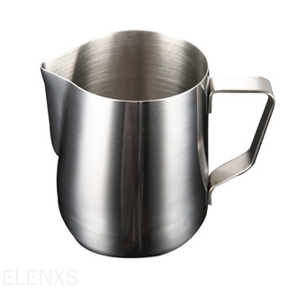 เหยือกสแตนเลสสําหรับตีฟองนมกาแฟลาเต้คาเฟ่ Elen