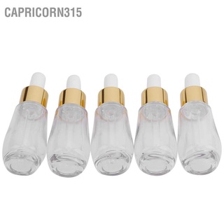 Capricorn315 ขวดเปล่า สําหรับใส่น้ํามันหอมระเหย Petg แบบพกพา 5 ชิ้น