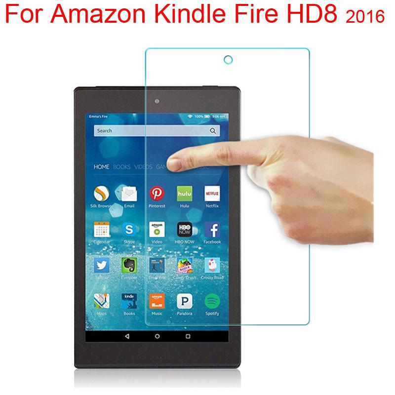 Amazon Fire HD8 2017 2016 Glass ป้องกันหน้าจอ กระจกนิรภัย การป้องกันหน้าจอ HD 8 2018 Film Guard