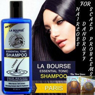 LA Bourse ลาบูส แชมพูเร่งผมยาว บำรุงเส้นผม LA Bourse essential tonic shampoo  300มล.