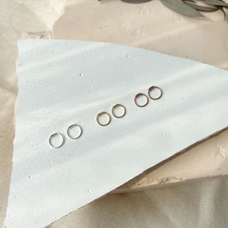 cchershop : silver925 ต่างหูห่วงเงินแท้ แบบดึงออกจากหลอด ใส่ง่าย bar hoop earring ต่างหูห่วง ราคาต่อ 1 คู่นะคะ