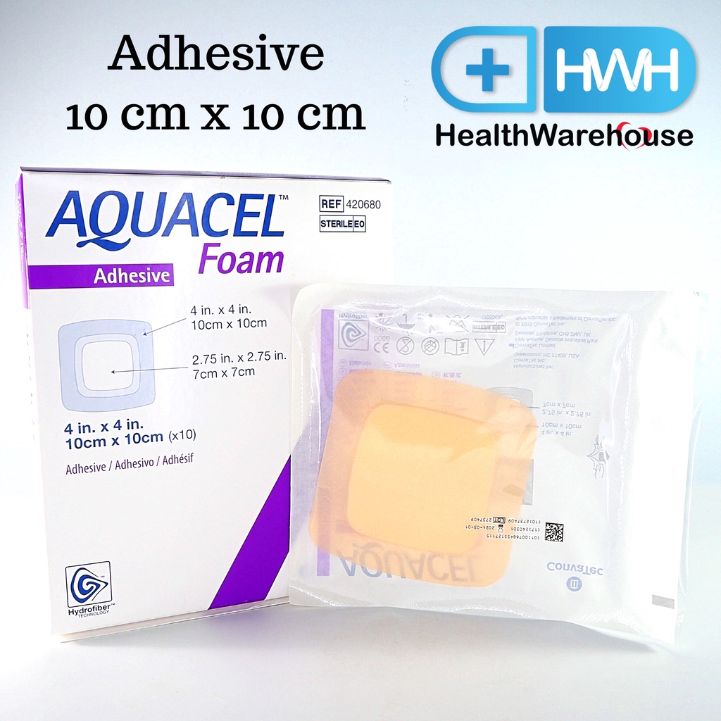 Aquacel Foam Adhesive 10 x 10 cm จำนวน 1 แผ่น