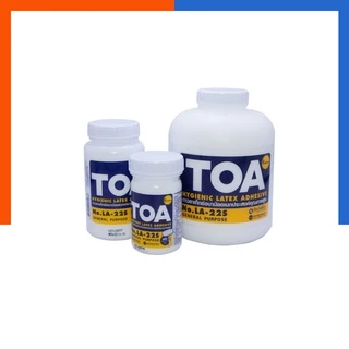 กาวลาเท็กซ์ TOA รุ่นใหม่ 4/8/16/32 Oz. กาวขาว ลาเทก Latex ทีโอเอ กาวอเนกประสงค์ ติดไม้ ติดพลาสติค กาวลาเทค กาว Glue