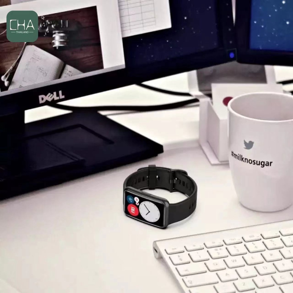 CHA สาย ข้อมือ Huawei Watch Fit  คุณภาพดี ราคาถูก ใช้ดี ใช้ทน สาย หัวเว่ย วอช สาย huawei watch fit สาย