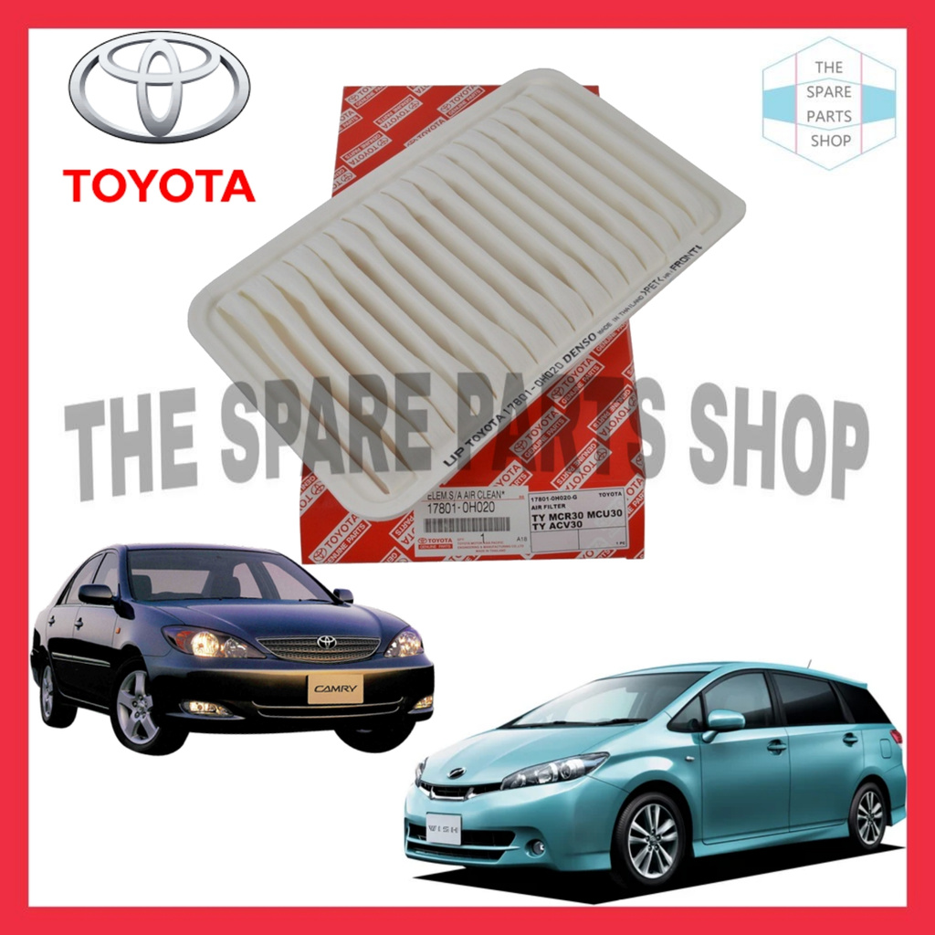 TOYOTA CAMRY ACV30 WISH HARRIER ACU30 กรองอากาศ (17801-0H020)