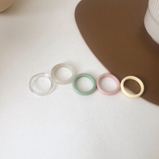 [พร้อมส่ง] แหวนพาสเทล pastel ring ✨