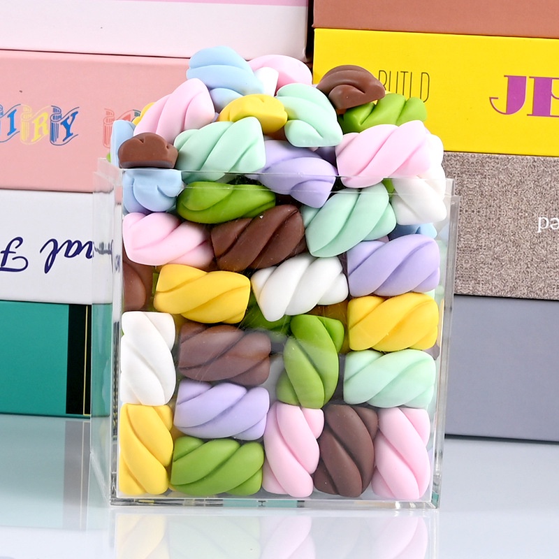 DIY ครีมกาวเคสโทรศัพท์ Marshmallow อุปกรณ์เสริมกล่องเครื่องเขียน Handmade Shop DIY วัสดุ Hairpin รถแขวน DIY เรซิ่นอุปกรณ์เสริม