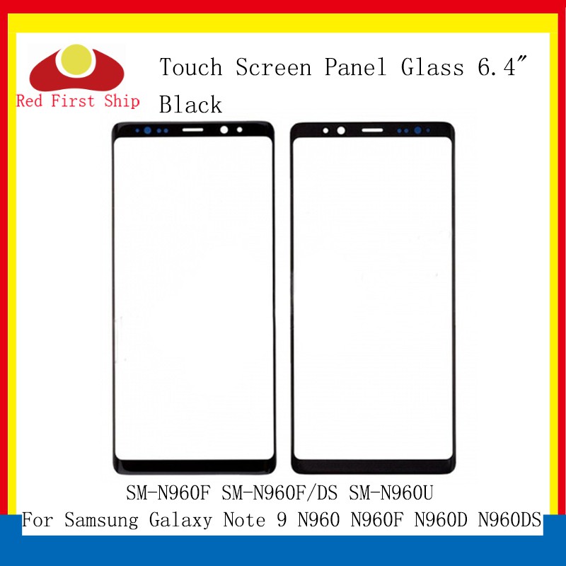 สําหรับ Samsung Galaxy หมายเหตุ 9 แผงแก้ว N960F N960D N960DS แผงสัมผัสด้านหน้าเลนส์ด้านนอก LCD แก้วเ