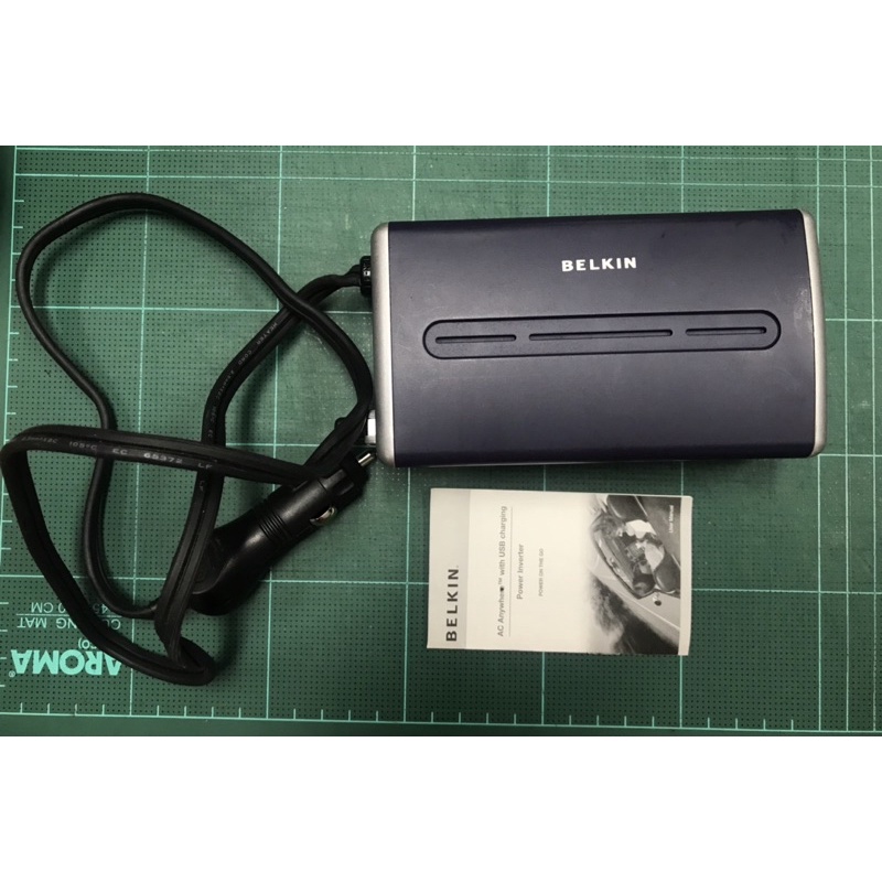 ชุดแปลงไฟรถยนต์ Belkin F5L071ak200Wรองรับโหลดสูงสุด 200 วัตต์ พอร์ต USB