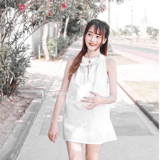 Mini dress เสื้อกึ่งเดรส เนื้อผ้าcotton