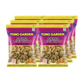 คุ้มสุดๆ ทองการ์เด้น พิสตาชิโออบเกลือ ขนาด 30กรัม/ซอง ยกแพ็ค 6ซอง Tong Garden Salted Pistachios ถั่วและธัญพืช porn__shop