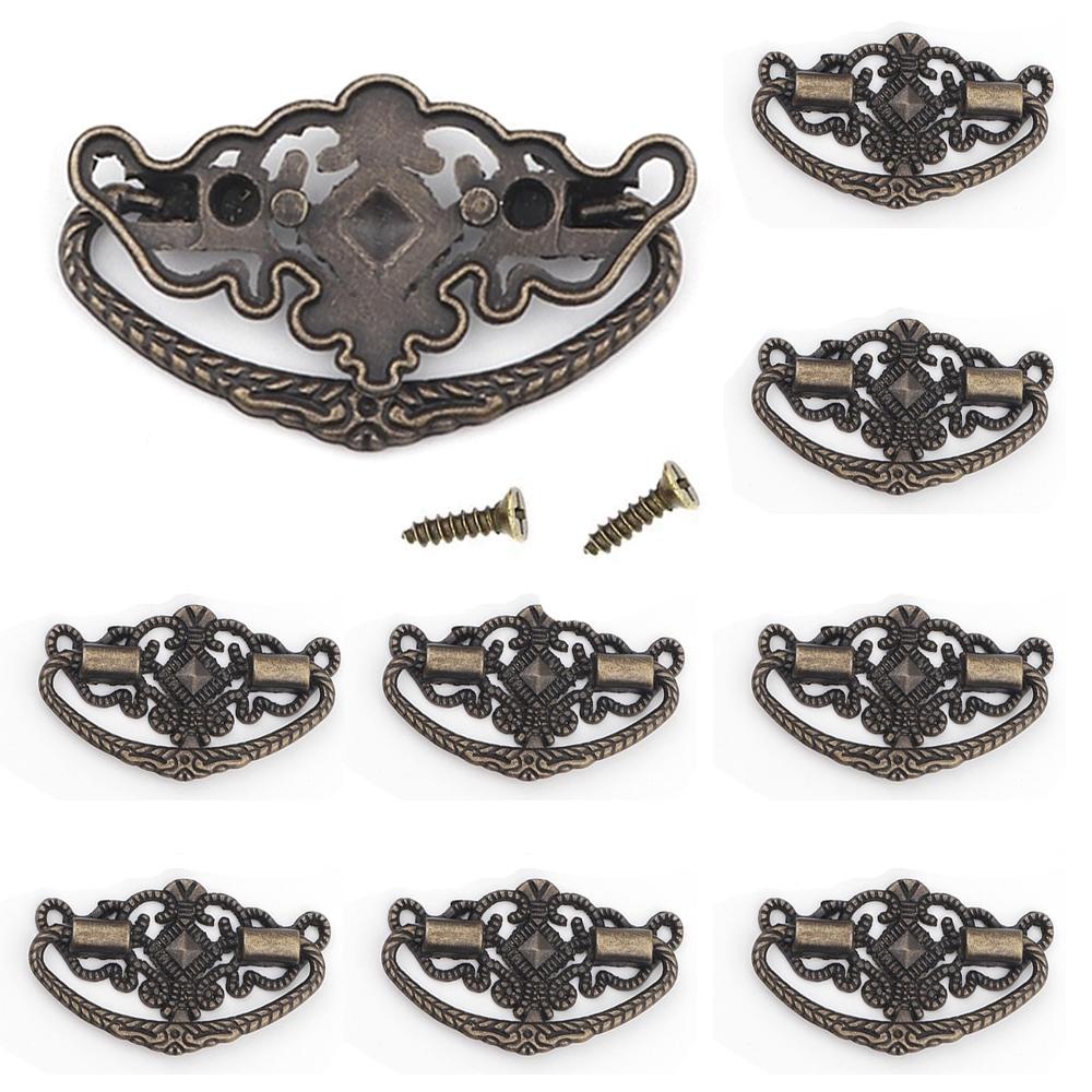 ALLGOODS Vintage Wooden Box Handle Retro Furniture Handles Pulls