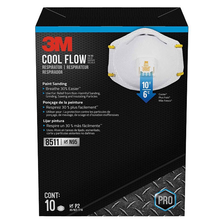 หน้ากาก N95 รุ่น 3M 8511 *1กล่อง/10ชิ้น*