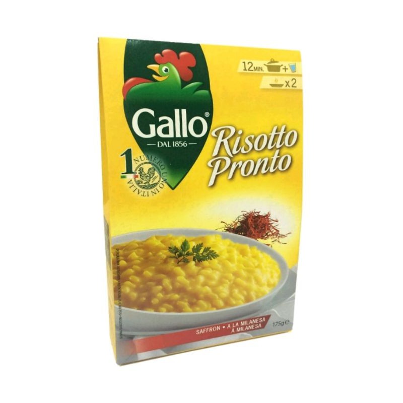 ข้าวรีซอตโต้พร้อมปรุง Riso Gallo Risotto Pronto Milanese Saffron