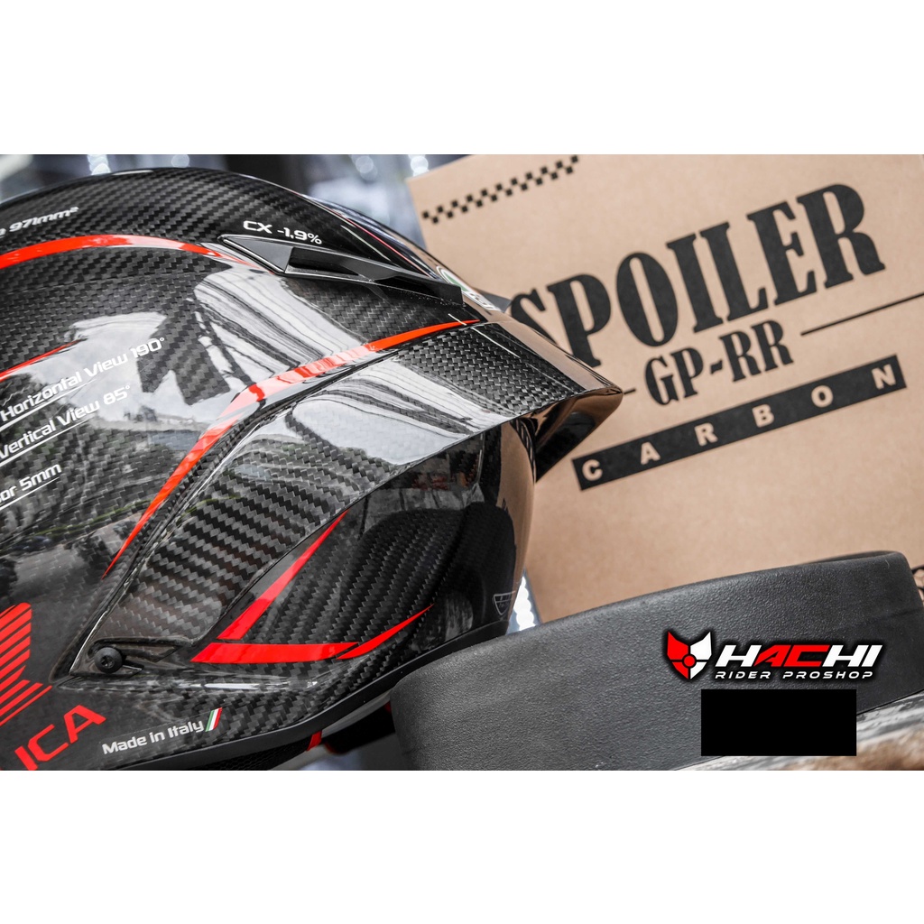 สปอยเลอร์ คาร์บอน Spoiler Carbon AGV ทรง Pista GP-RR