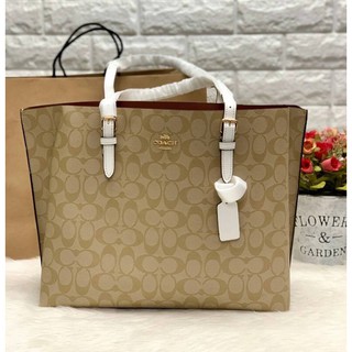 COACH MOLLIE TOTE IN SIGNATURE CANVAS ((1665))