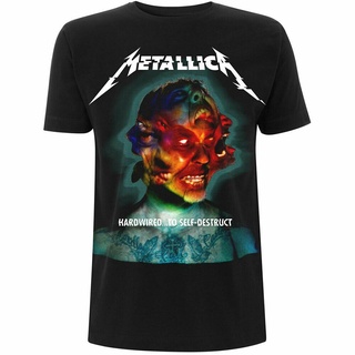 เสื้อยืดผ้าฝ้าย พิมพ์ลาย Metallica Hardwired อัลบั้มปกคลุมใบอนุญาต สําหรับผู้ชาย
							
							โชว์ชื่อ LCbhad72FPadfo5