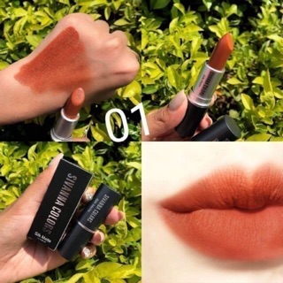 พร้อมส่ง!! ลิปสติก เนื้อแมท sivanna ไม่ทำให้ปากแห้ง #01