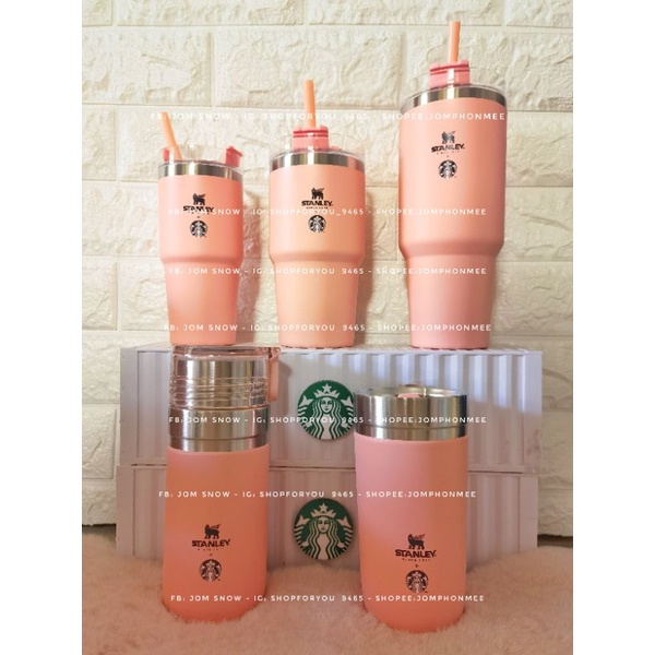 2021​ Starbucks​ Thailand​ Peach​ Stanley​ Collection​ (Thailand​ Exclusive)