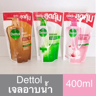 เดทตอล  เจลอาบน้ำแอนตี้แบคทีเรีย ชนิดถุงเติม ขนาด 400ml