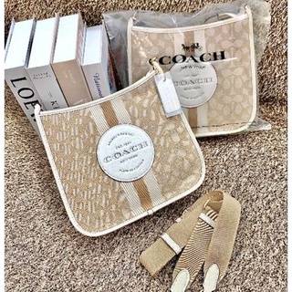 COACH  DEMPSEY FILE IN SIGNATURE  JACQUARD WITH STRIP AND COACH PATCH