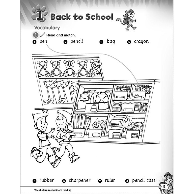 หนังสือแบบฝึกหัดภาษาอังกฤษประถม Tiger Time 1-6 Activity Book  Pelangithai ราคา ถูกที่สุด ดีลบีเคเค แกลเลอรีภาพที่ 4