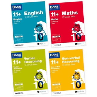 Bond 11+ ：10 Minutes Tests ,Bond 11 plus,Math/English/Verbal Reasoning/Non-verbal Reasoning