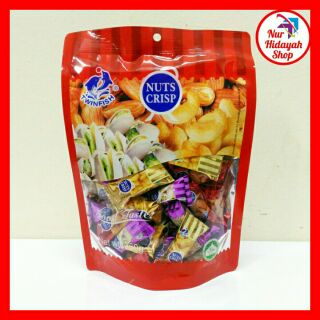 TWINFISH NUTS CRISP ถั่วธัญพืช ถั่วตุ๊บตับ ประมาณ 27 เม็ด หนัก 250 กรัม