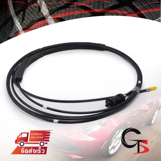 ชุด สายดึงฝากระโปรง+สายดึงฝาถังน้ำมัน ของแท้ สีดำ สำหรับ Honda CR-V G3 SUV ปี 2007-2011