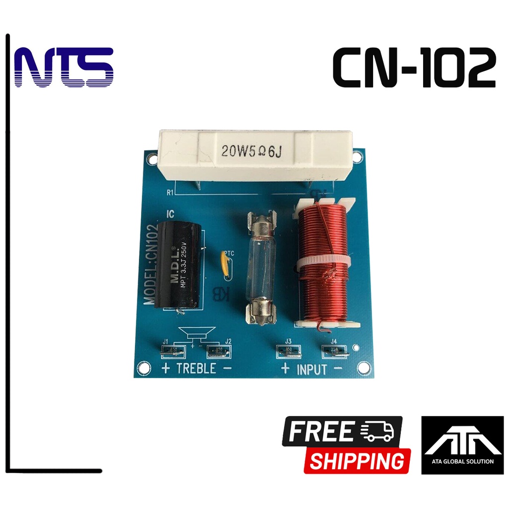 NTS CN-201 NETWORK 2 WAY เน็ตเวิร์ค 2 ทาง กลาง 2 / แหลม 1 cn201 สำหรับตู้แขวน ไลน์อะเรย์ ตู้กลางแหลม