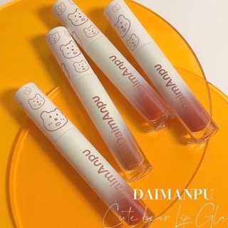 DAIMANPU Cute Bear ลิปสติก ลิปแมท Lip gloss สไตล์เกาหลี lipstick เครื่องสำอาง--023