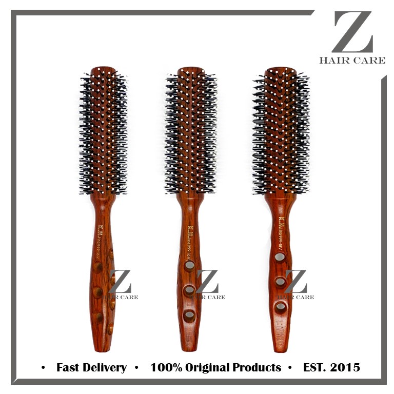 KH Lina Round Brush Comb 999-14V(40mm) / 16V(45mm) / 18V(48mm)