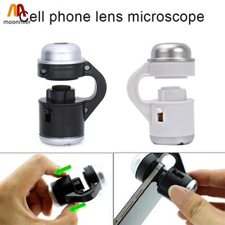 ❀MR✦ Mobile Phone Microscope Telescope Camera Clip Lens 30x Zoom LED Light Photography